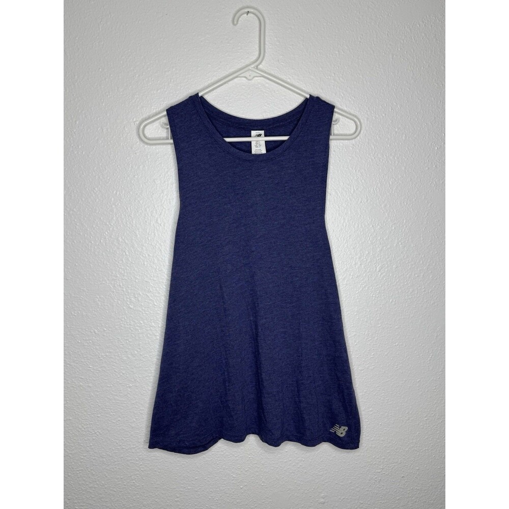 New Balance Tank Top Womens Blue Size Large NB DRY Running Exercise Workout